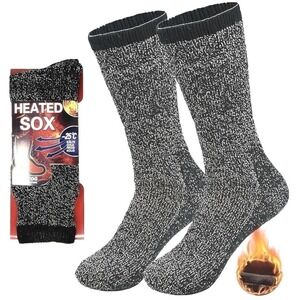 Winter Thermal -25*C Winter Boot Socks 10-13 Warm 2.13 TOG Thick GRAY‎ Outdoor